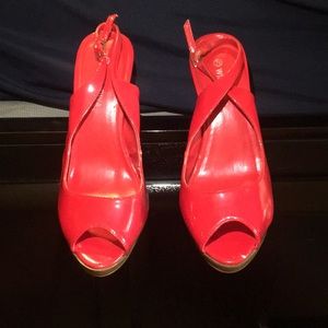 Red wild diva heels